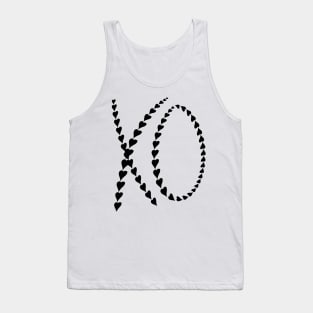 XO Modern Hearts Hugs & Kisses Tank Top